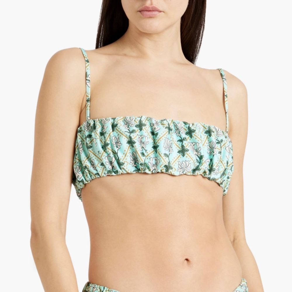 Agua by Agua Bendita Maranon Herbal Bikini Top ✨NWT